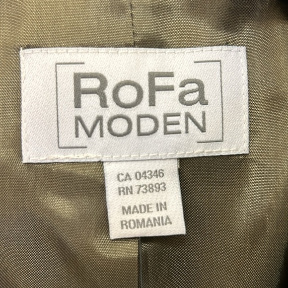 NWT Rofa Moden Linen Blazer - Picture 2 of 4